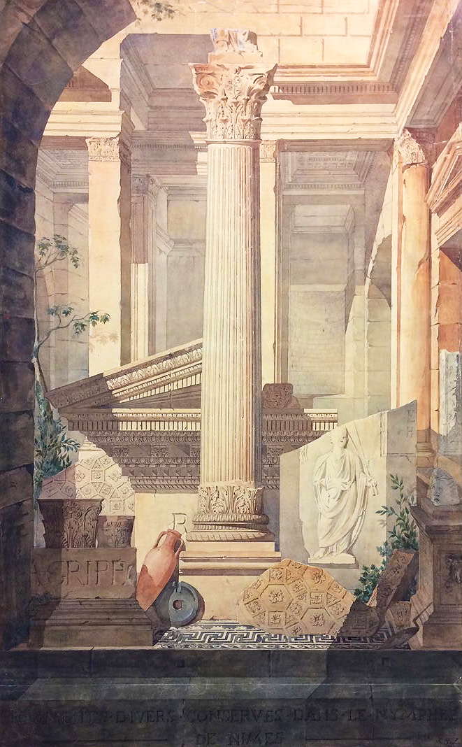 Alphonse Simil, Fragments conservés dans le Nymphée, 1874© Médiathèque de l’architecture et du patrimoine, Charenton-le-Pont